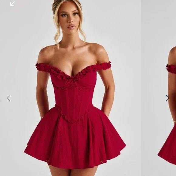babyboo | Dresses | Elegant Red Offshoulder Dress | Poshmark babyboo | Dresses | Elegant Red Offshoulder Dress | Poshmark